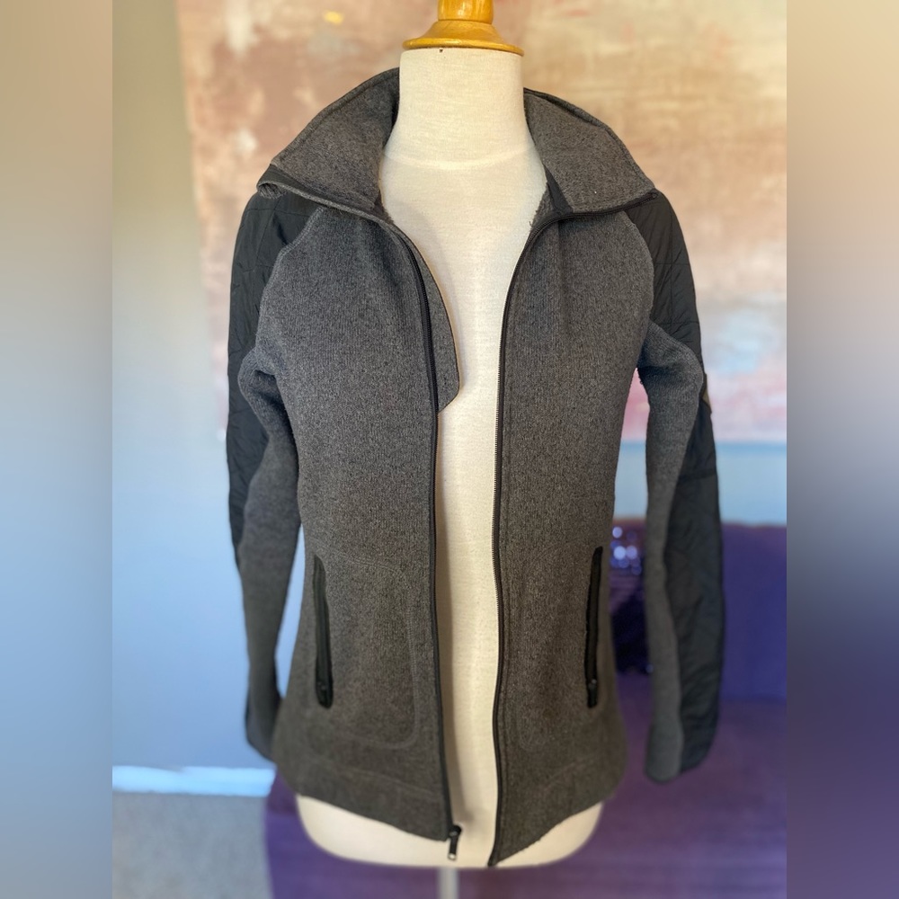 Burton DryRide jacket in grey sweater like fabric size xs - Picture 11 of 13